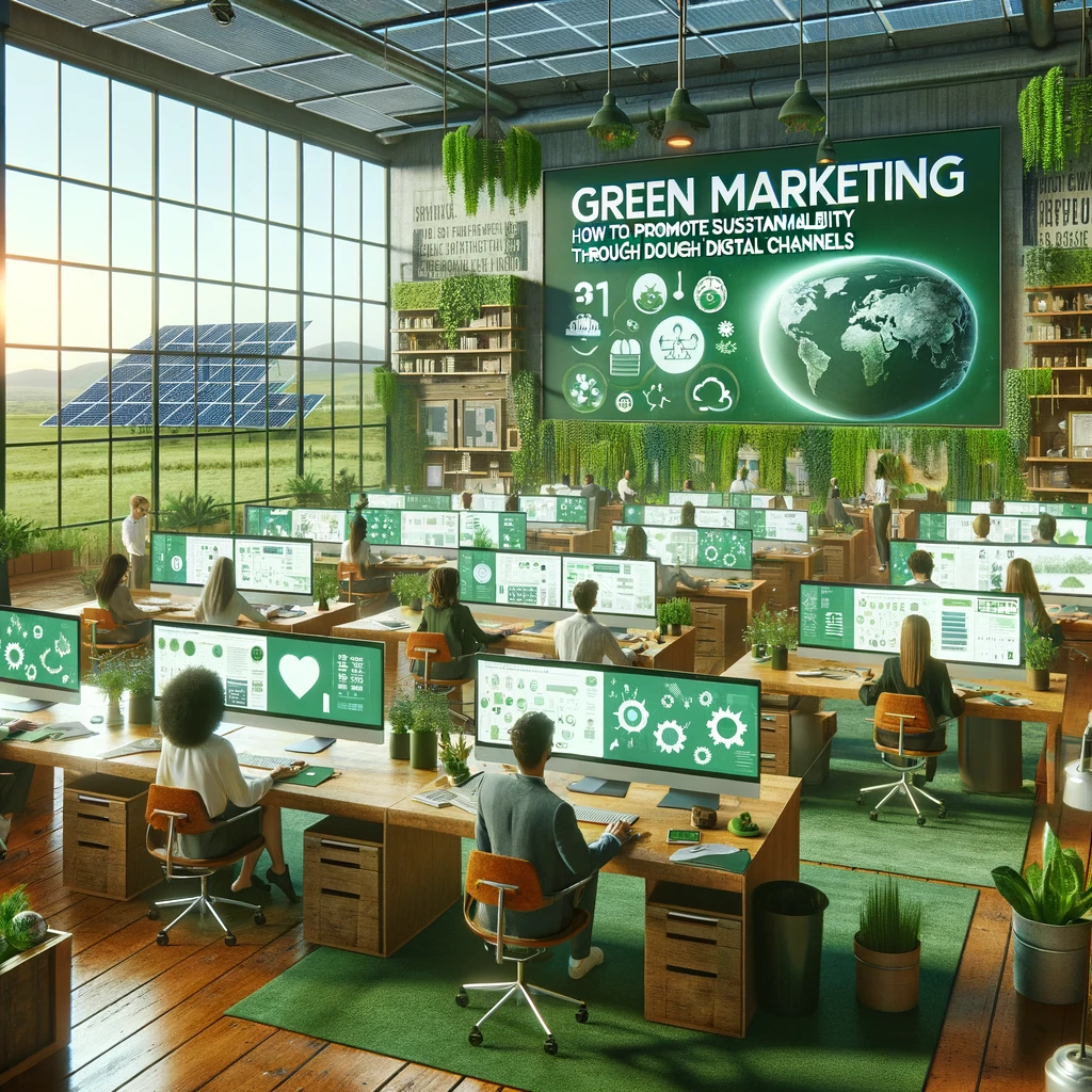 A-digital-marketing-office-focused-on-Green-Marketing_-How-to-Promote-Sustainability-Through-Digital-Channels